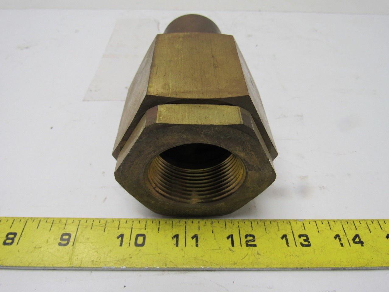 Parker BH12-61-W Brass 1-1/2 Body Poppet Valve Shut off 1-1/4″NPTF Quick Couplin