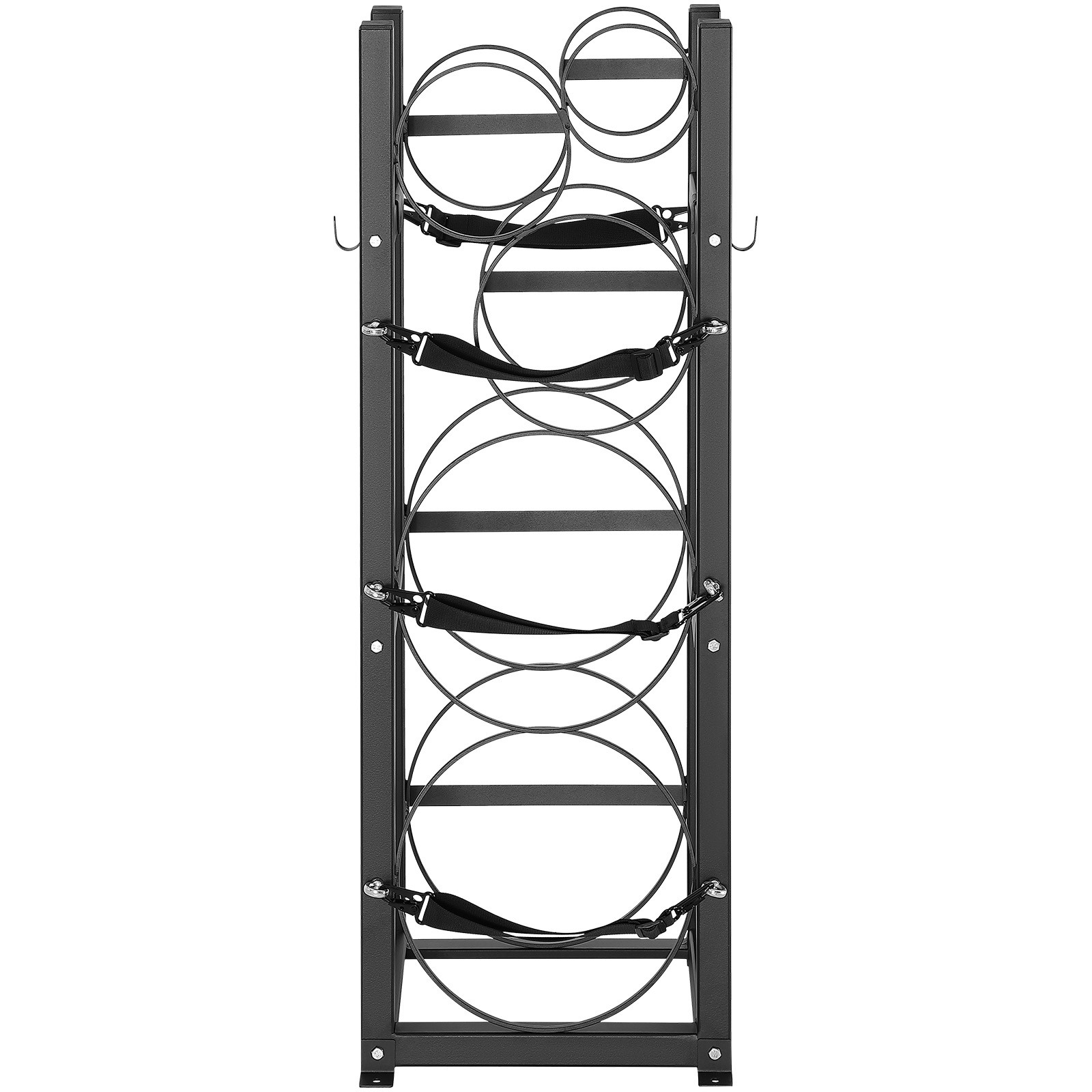 VEVOR Refrigerant Tank Rack 2 x 30lbs and 3 Small Tanks Cylinder Tank Rack
