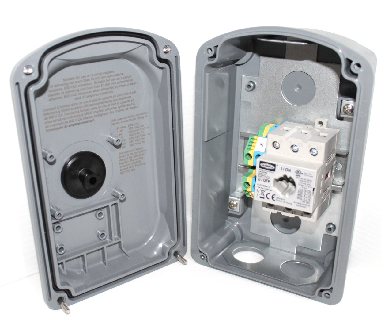 ⭐NEW IN BOX⭐ HUBBELL HBLDS30 CIRCUIT LOCK 30-Amp DISCONNECT SWITCH 600V 30A