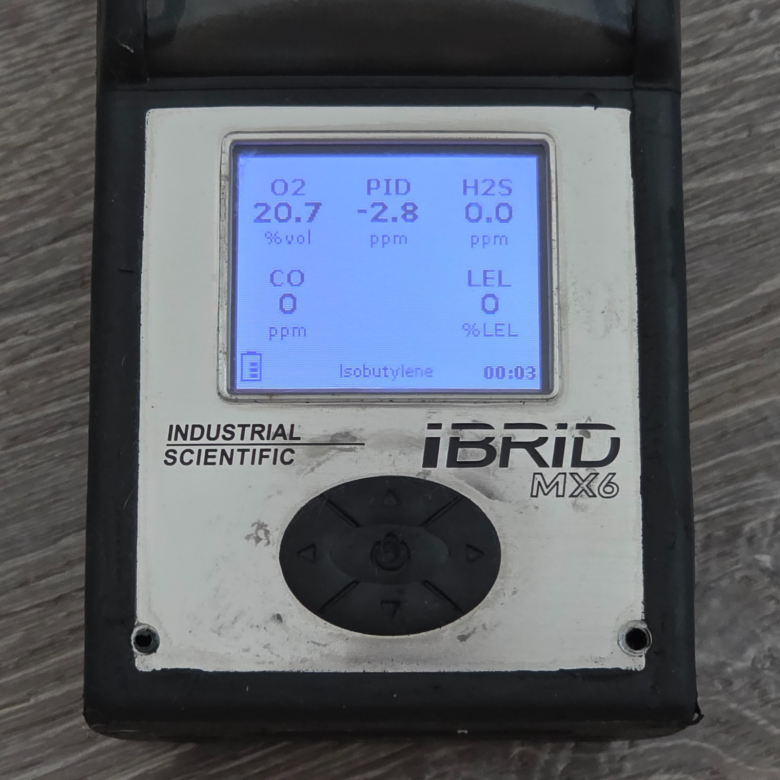 Industrial Scientific iBrid MX6 Pumped Multi-Gas Monitor w/ Charger (READ)