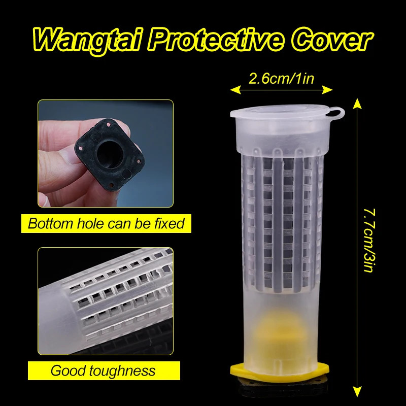 1Set Beekeeping Cages King Queen Rearing System Plastic Bee Tool Catcher Box