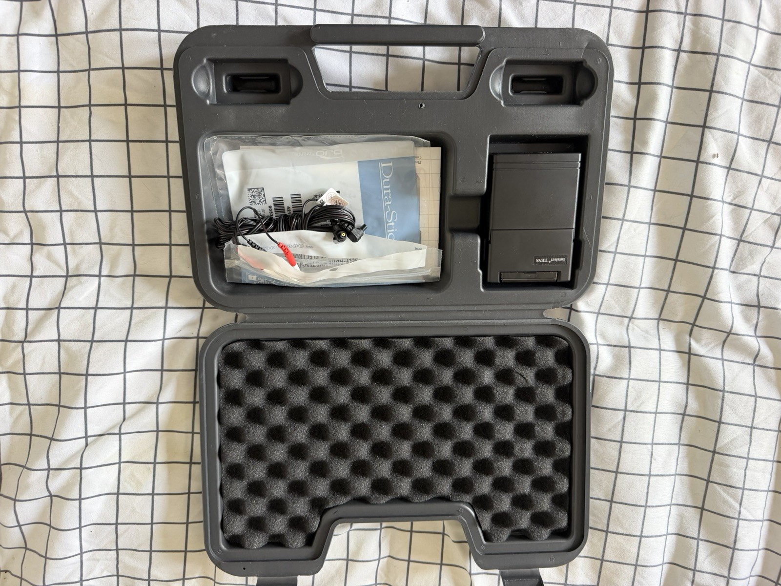 Chattanooga Intelect NMES 77600 TENs Neuromuscular Stimulator Tested Case Pads