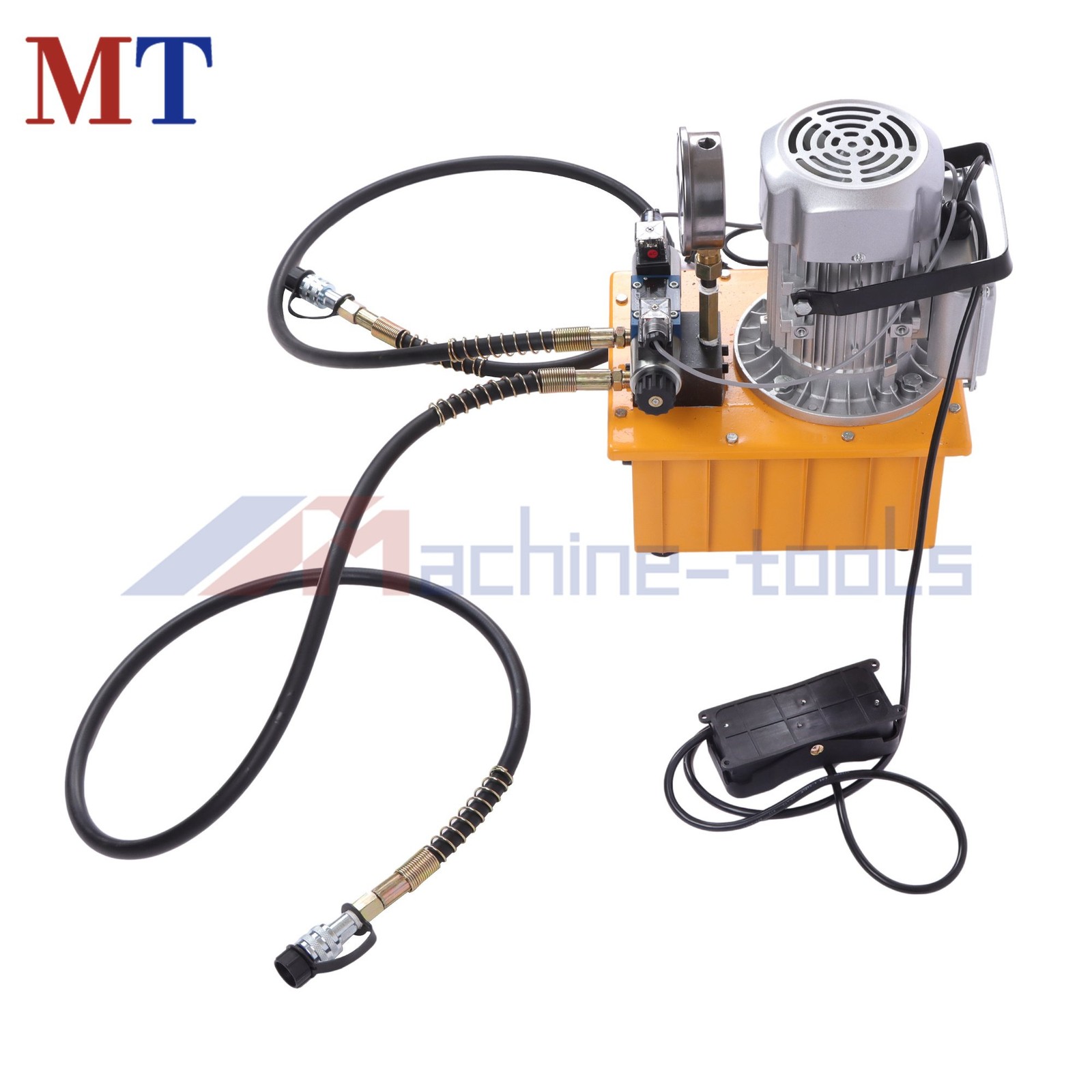 8L Solenoid Hydraulic Pump 10000 PSI Double Acting 0.7L/min