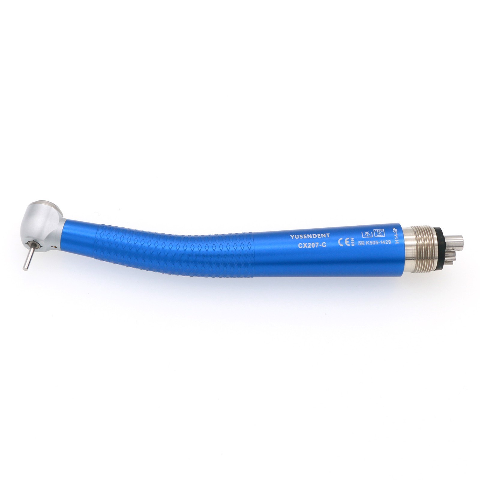 US COXO Dental High Speed Air Turbine Handpiece 4 Holes Anti-retraction CX207-C
