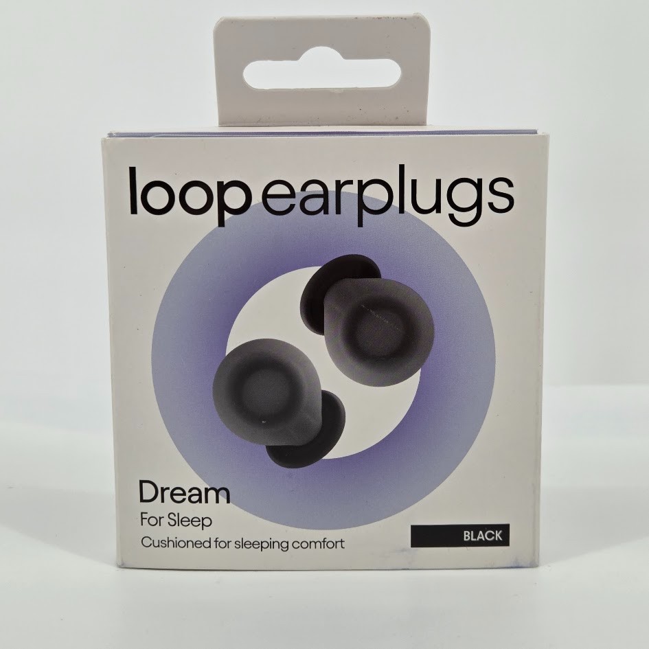 Loop Dream Earplugs for Deep Sleep, Napping and Snoring – Black