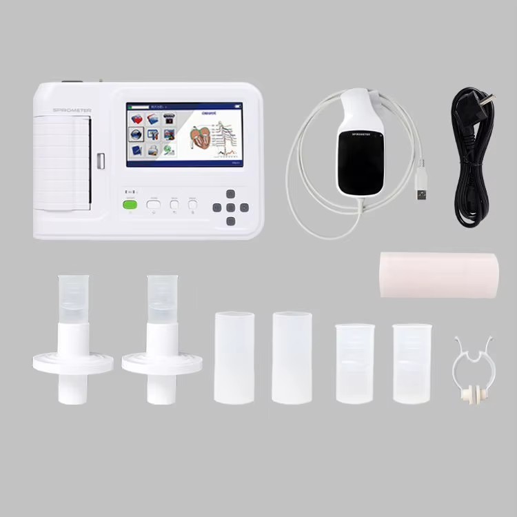 SP100 Digital Spirometer Pulmonary Function Analyzer Built‑in Thermal Printer