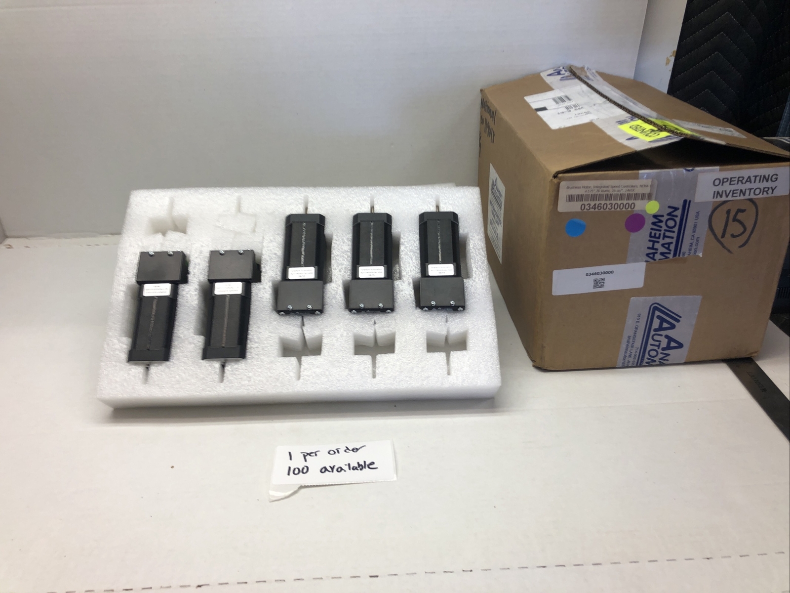 ANAHEIM AUTOMATION BLY17MDA3S-24V-4000 Brushless Motor Integrated Speed Control*