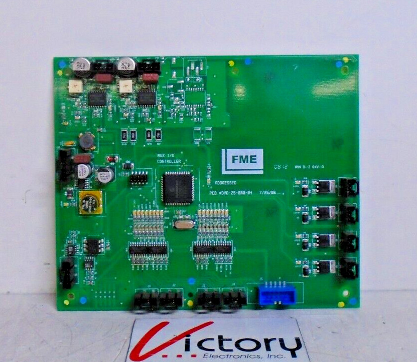 Used FME Auxiliary I/O Controller PCB Board | PCB #DVD-25-000-04