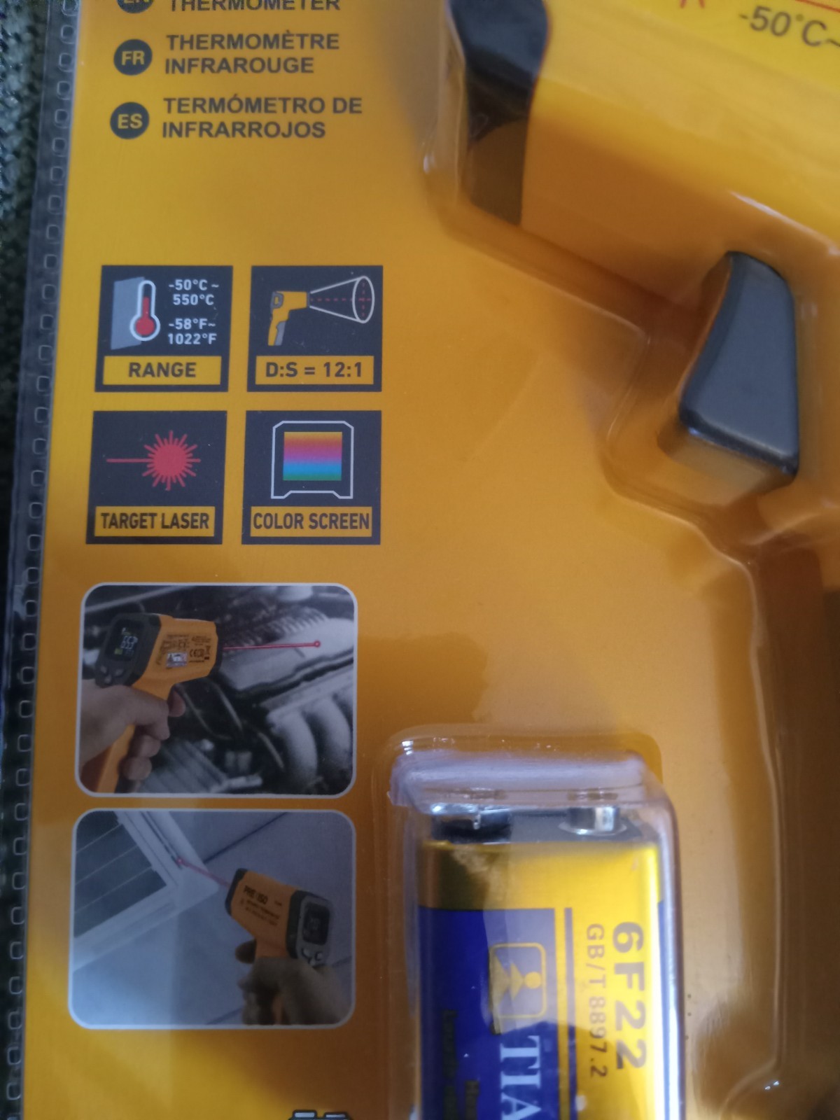 Prexiso PIX-550F Infrared Thermometer (-58°F to 1022°F) NIB
