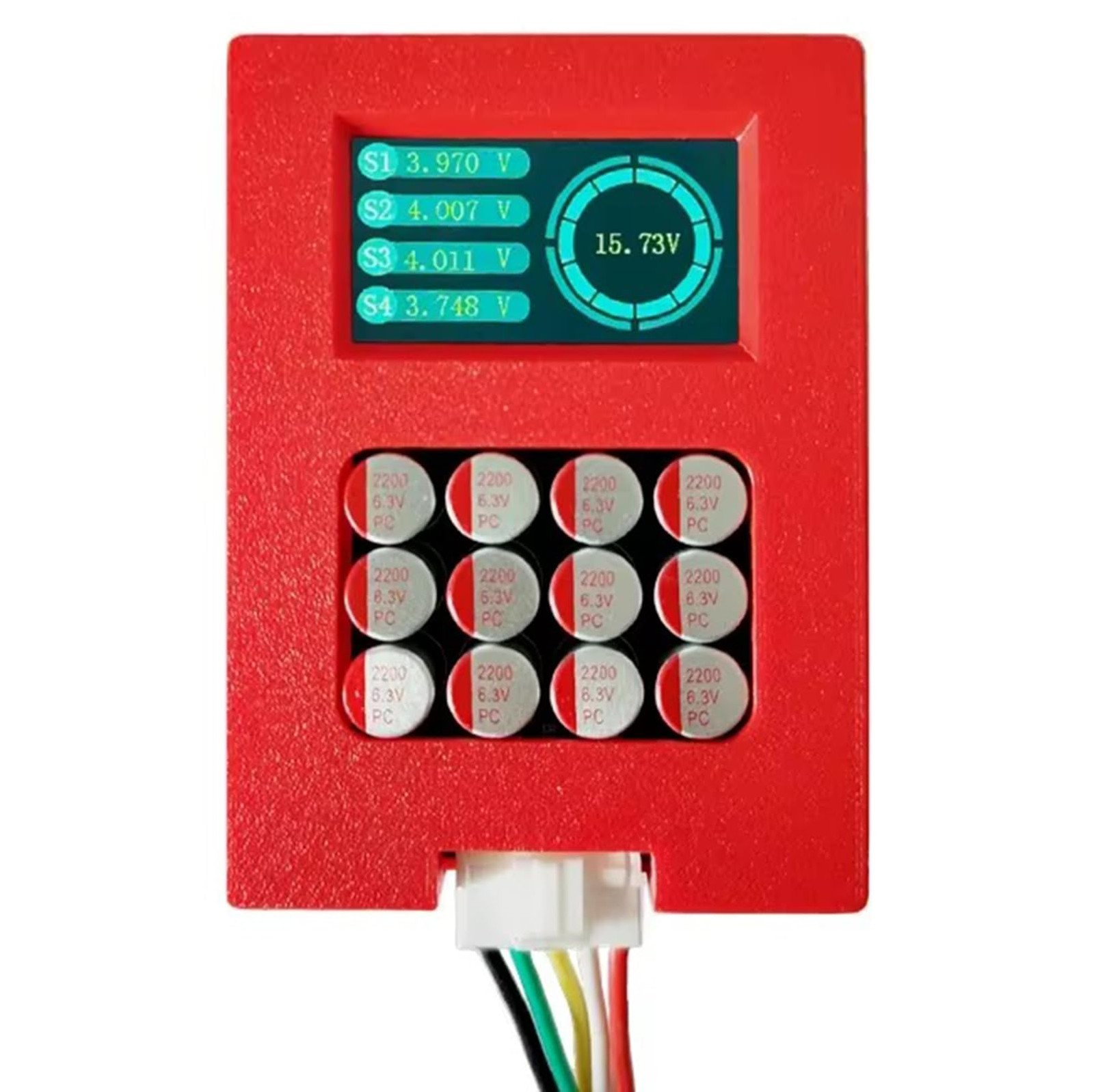 5A 4S LiFePo4 & NCM Active Battery Balancer, 12V, 0-5.5A Adaptive, Digital Vo…