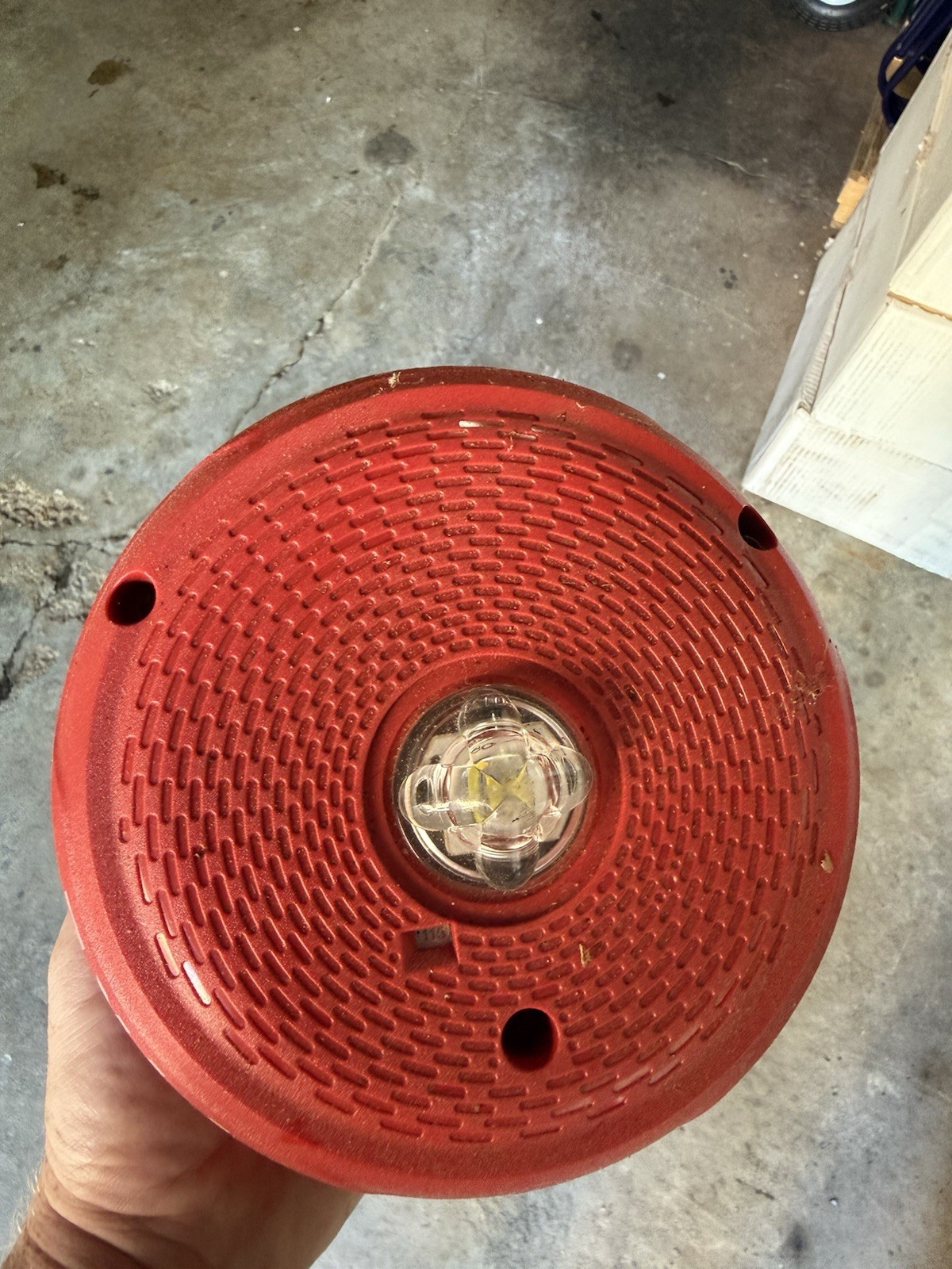 System Sensor SCRKLED Red Fire Alarm Horn/Strobe Notification Appliance “FIRE”