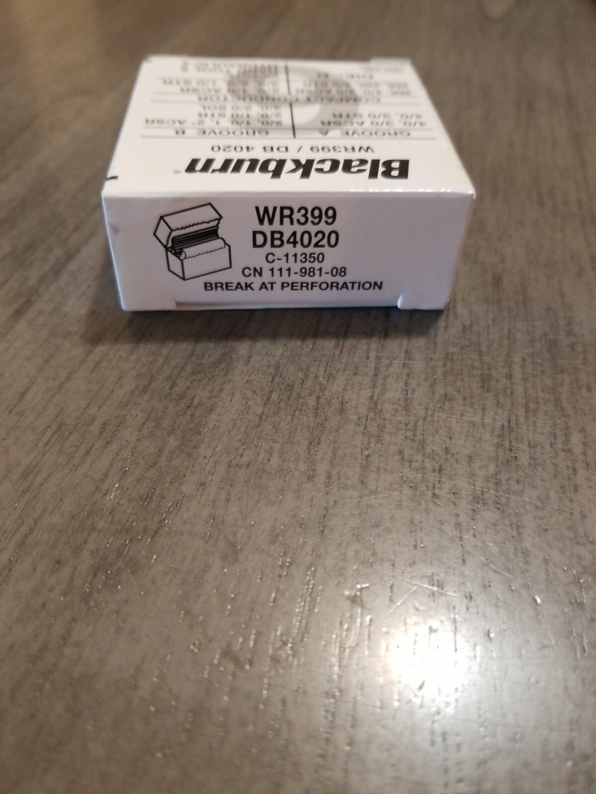 25-PACK THOMAS & BETTS BLACKBURN WR399 WIDE RANGE COMPRESSION CONNECTOR H-TAP