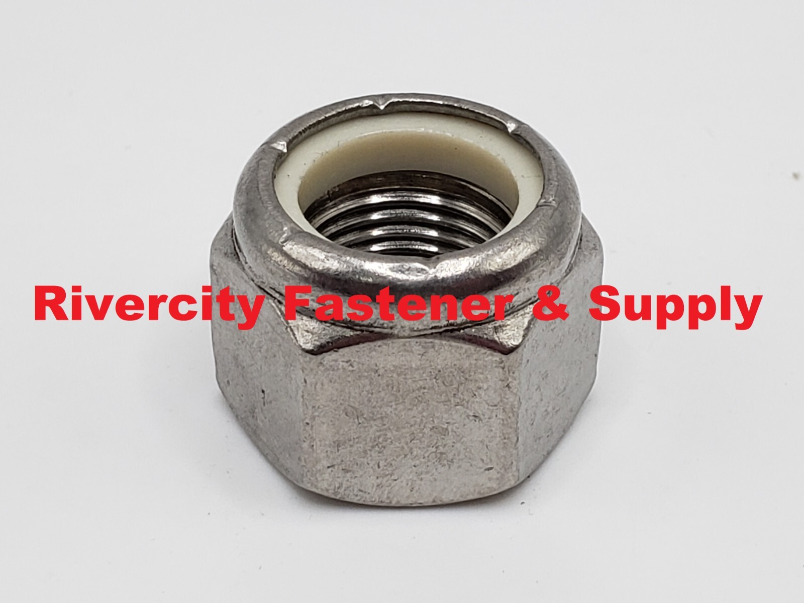 7/16-14 Stainless Steel Nylon Insert Stop Nuts 7/16×14 Nuts 7/16 x 14 Lock Nut