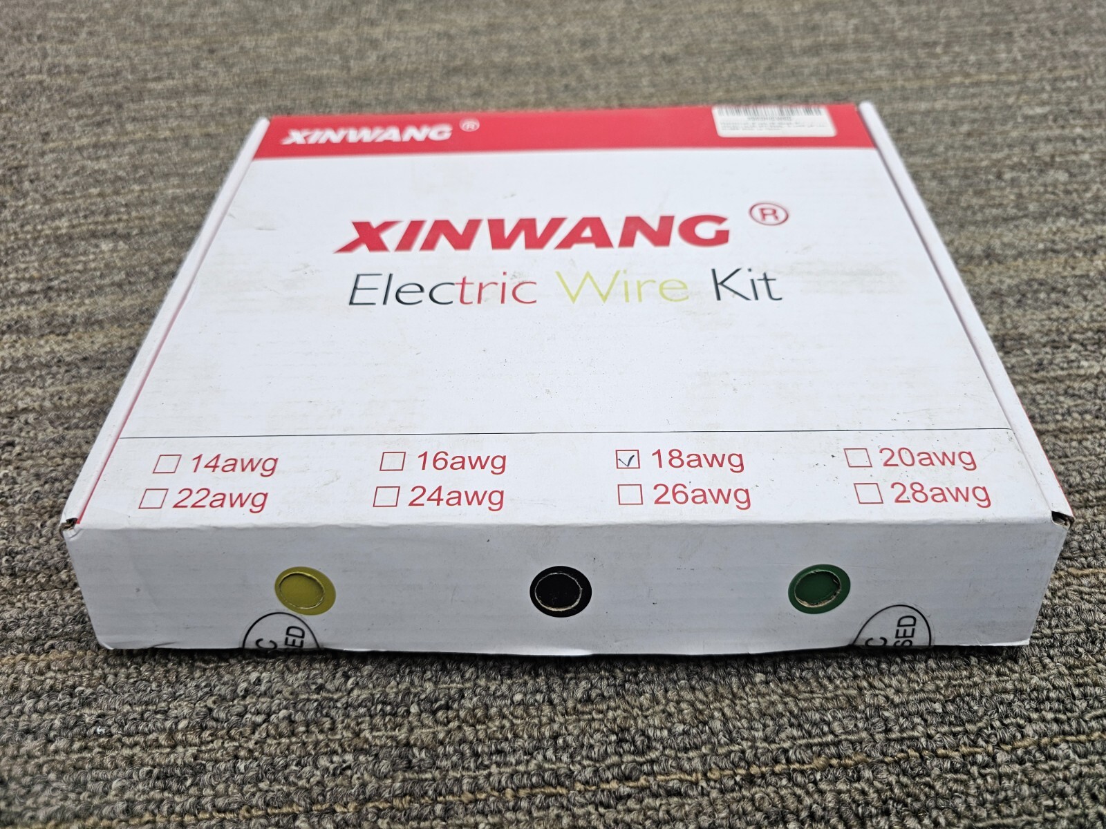 Xinwang Electric Wire 18AWG 6 Colors Flexible Silicone Rubber Silicone, Copper