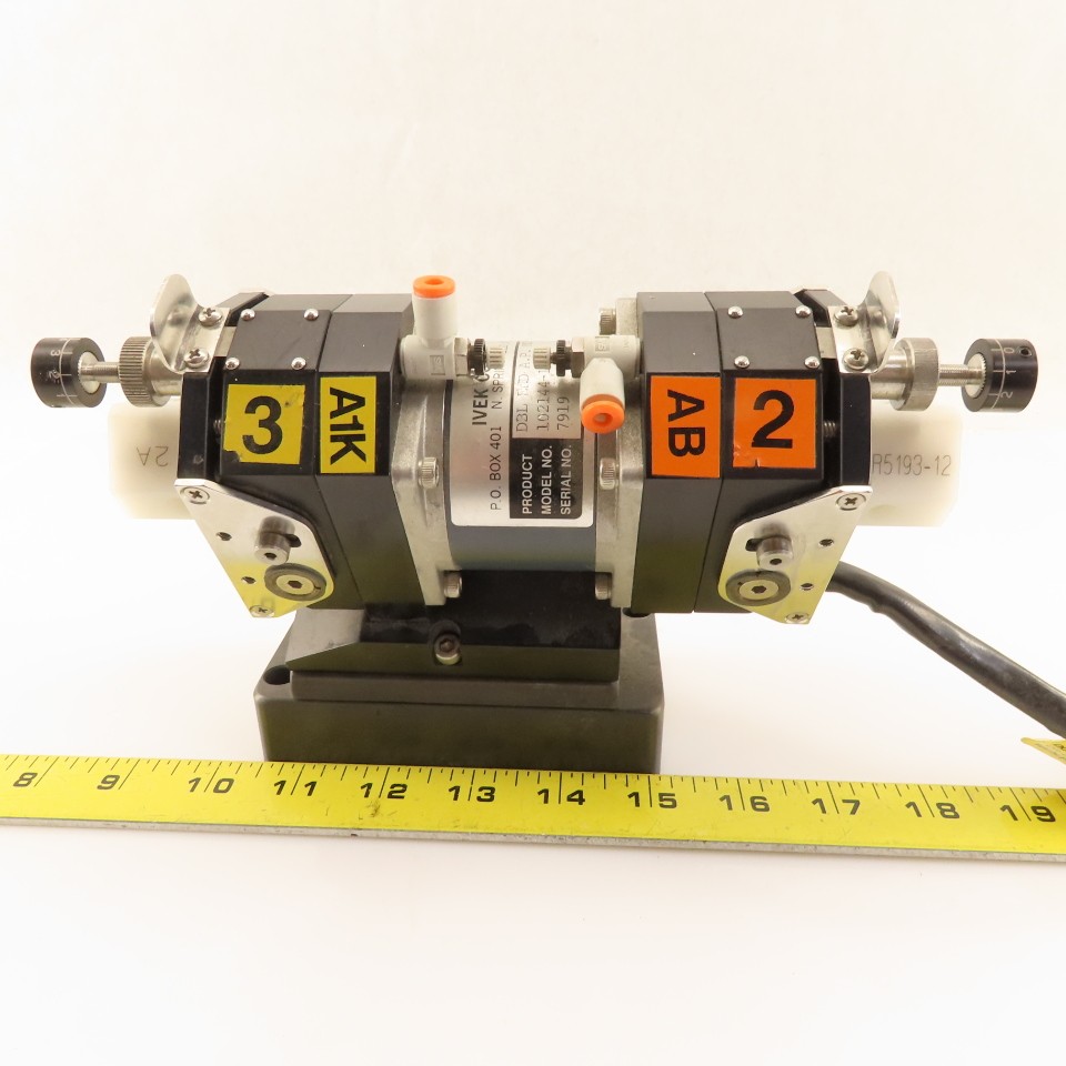 Ivek 102144-1 Double End AP Motor Base Microspense Laboratory Pump 3.4V