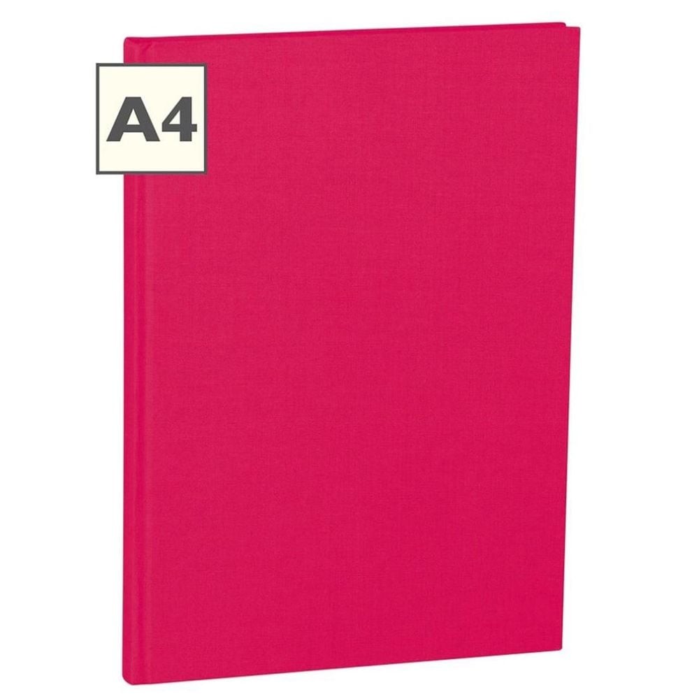 Classic Lined Notebook (Pink) – A4