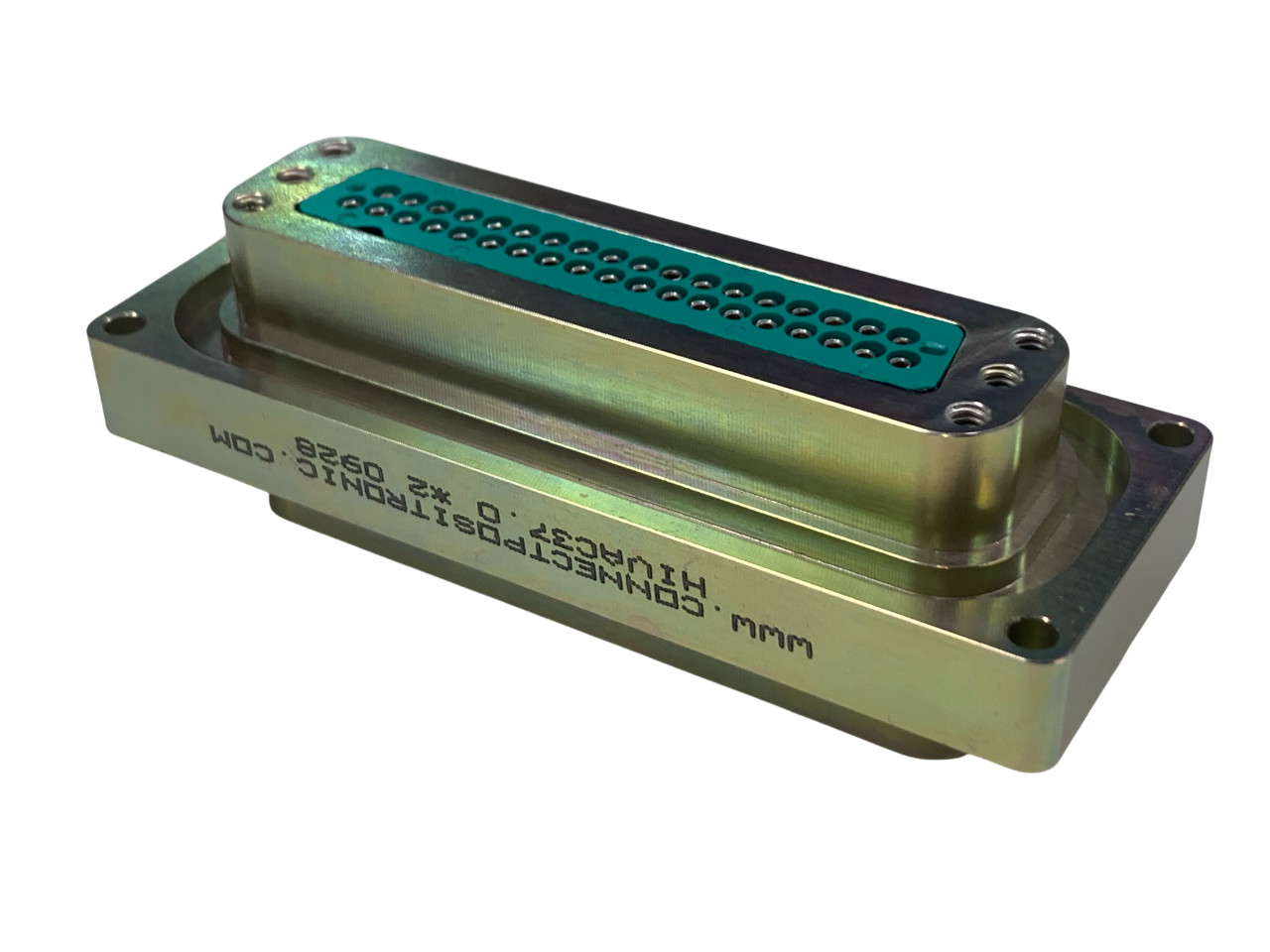 Positronics HIVAC37.0 Hermetic Connector 27 Position D-Sub Feedthrough Female