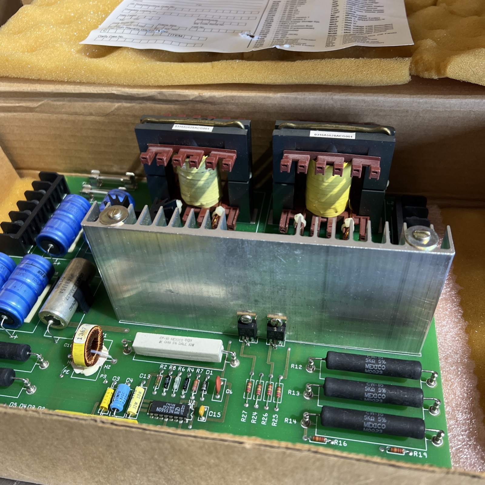 GENERAL ELECTRIC 4006L4116AA G001 SILCO-5 250VDC/125VDC CONVERTER BOARD Nos