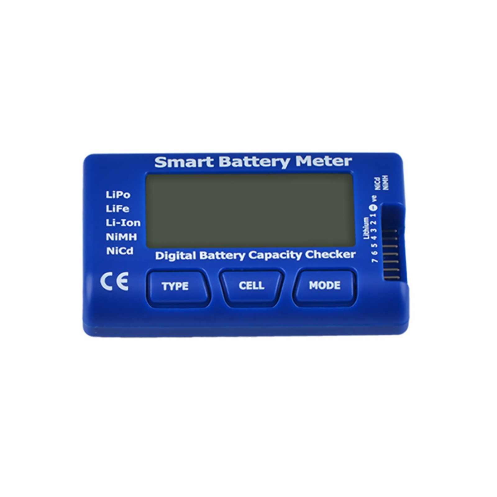 Digital Battery Capacity Checker Smart Voltage Meter For LiPo Li-ion Life NiMH