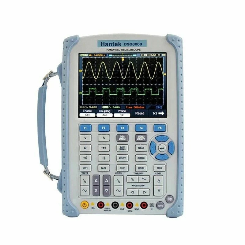 DSO8060 Handheld Oscilloscope 60MHz Frequency Meter Spectrum Analyzer Multimeter