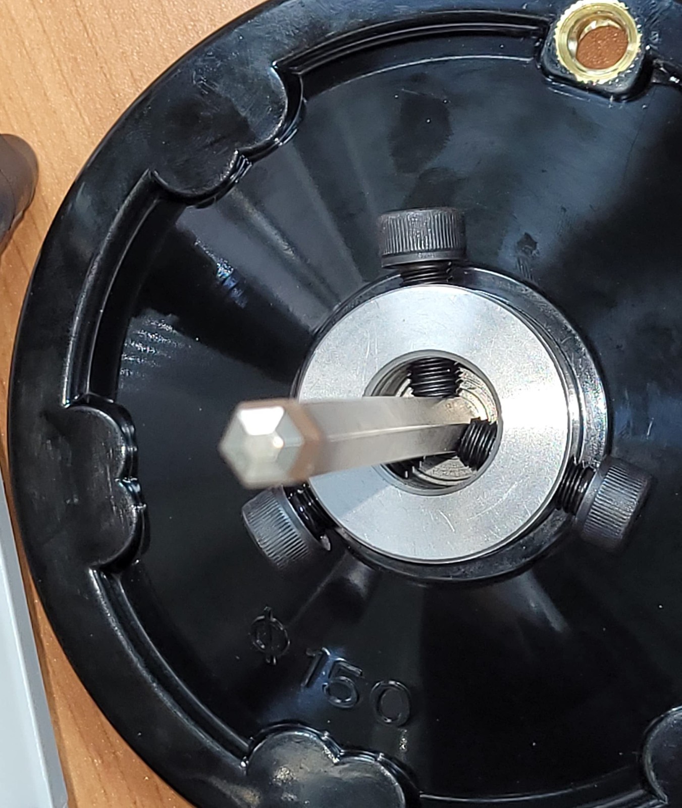 6″ Ultimate Handwheel for 1″ Shaft – Easy Install, Set Screw & M10 Handle, Fit T