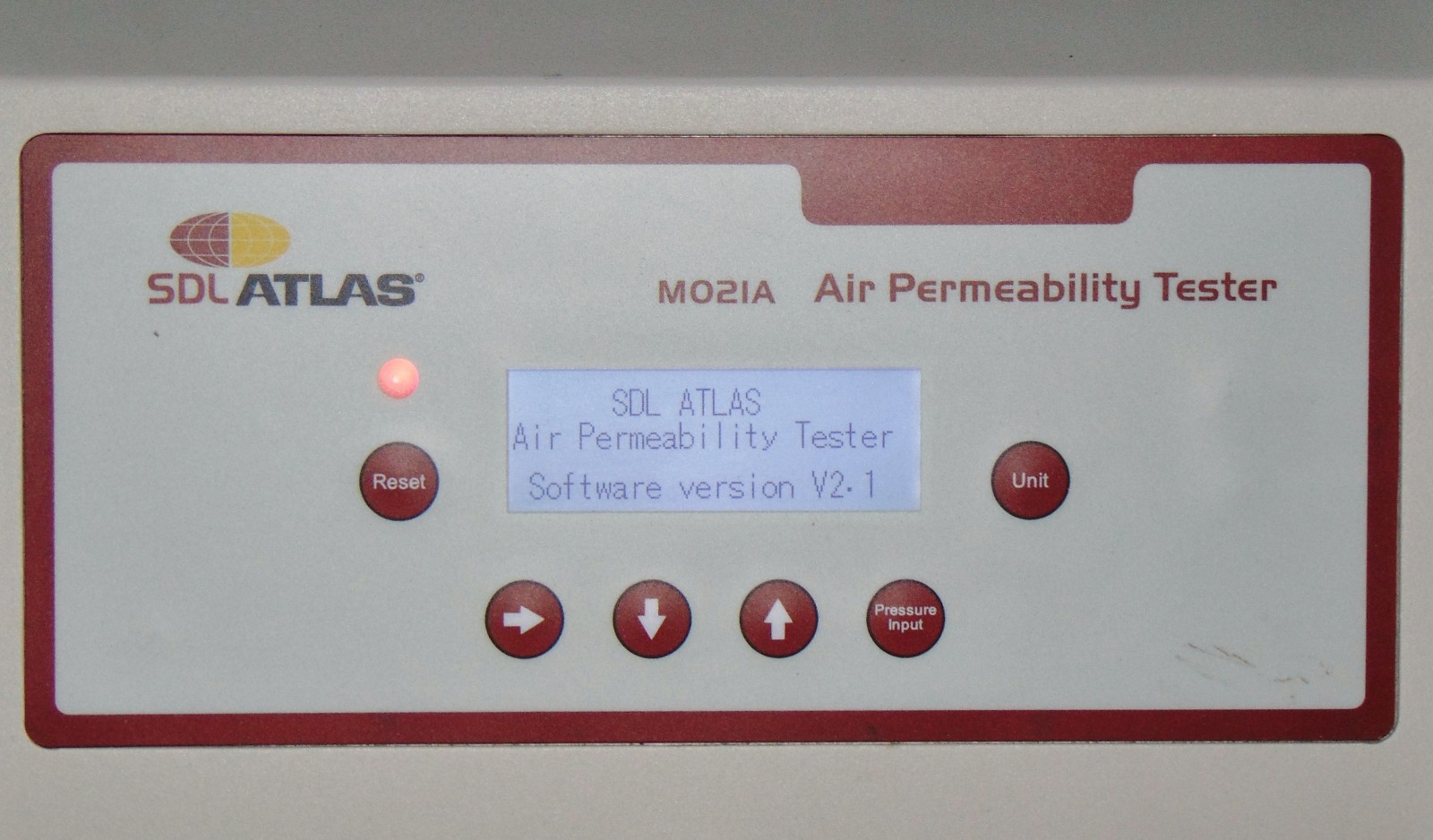 SDL Atlas M021A AirPerm Air Permeability Tester for Textiles Fabric Paper