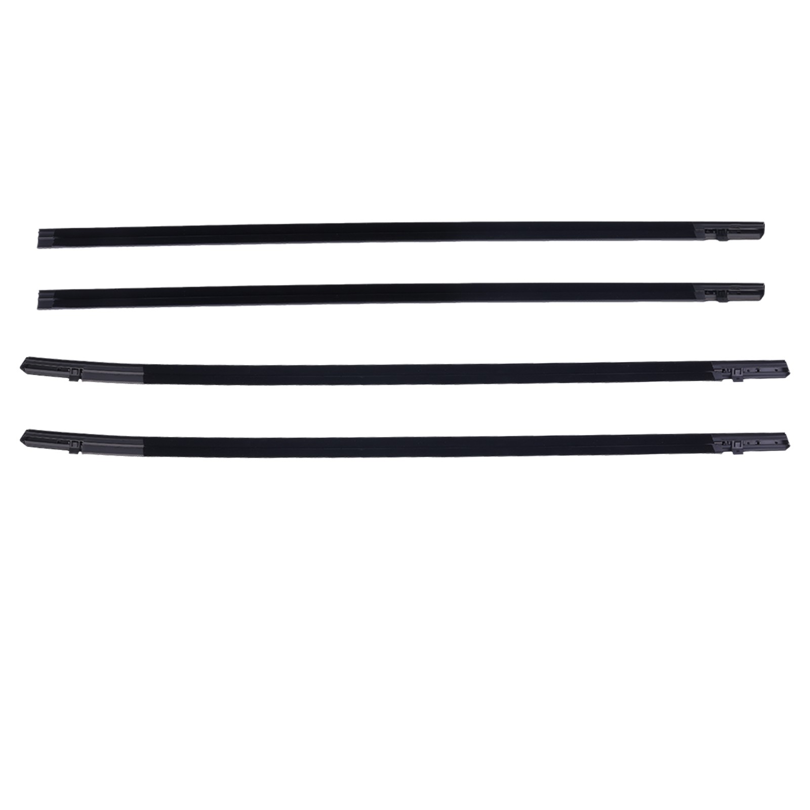 4Pcs For 2016-2021 Honda Civic Sedan Window Weatherstrip Moulding Seal Belt New