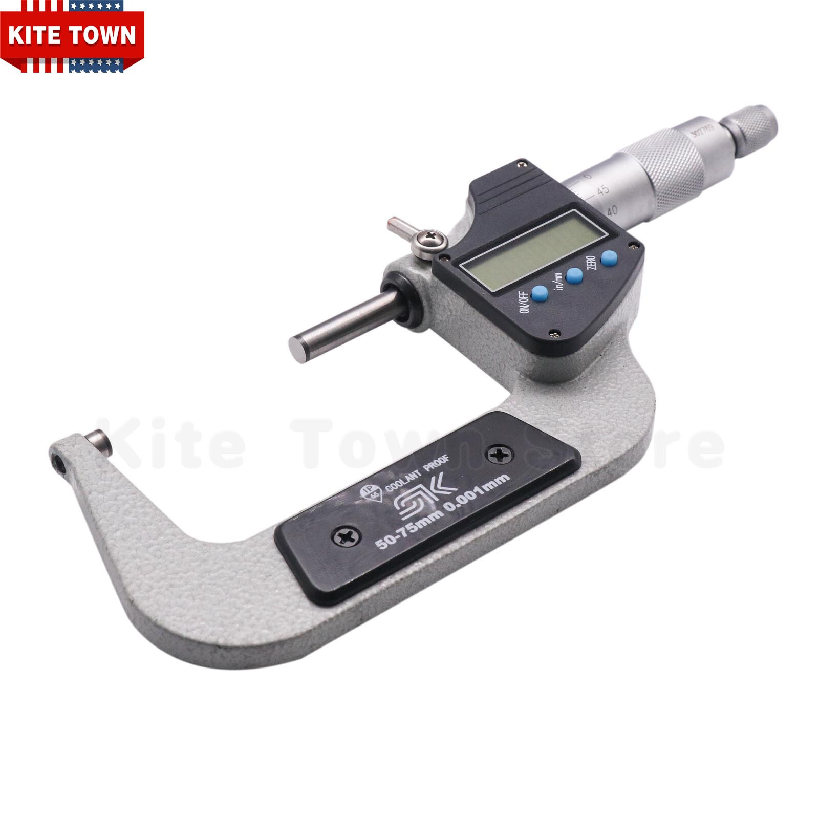 2″-3″/50-75mm 0.00005″/0.001mm Digital Electronic Outside Micrometer IP65