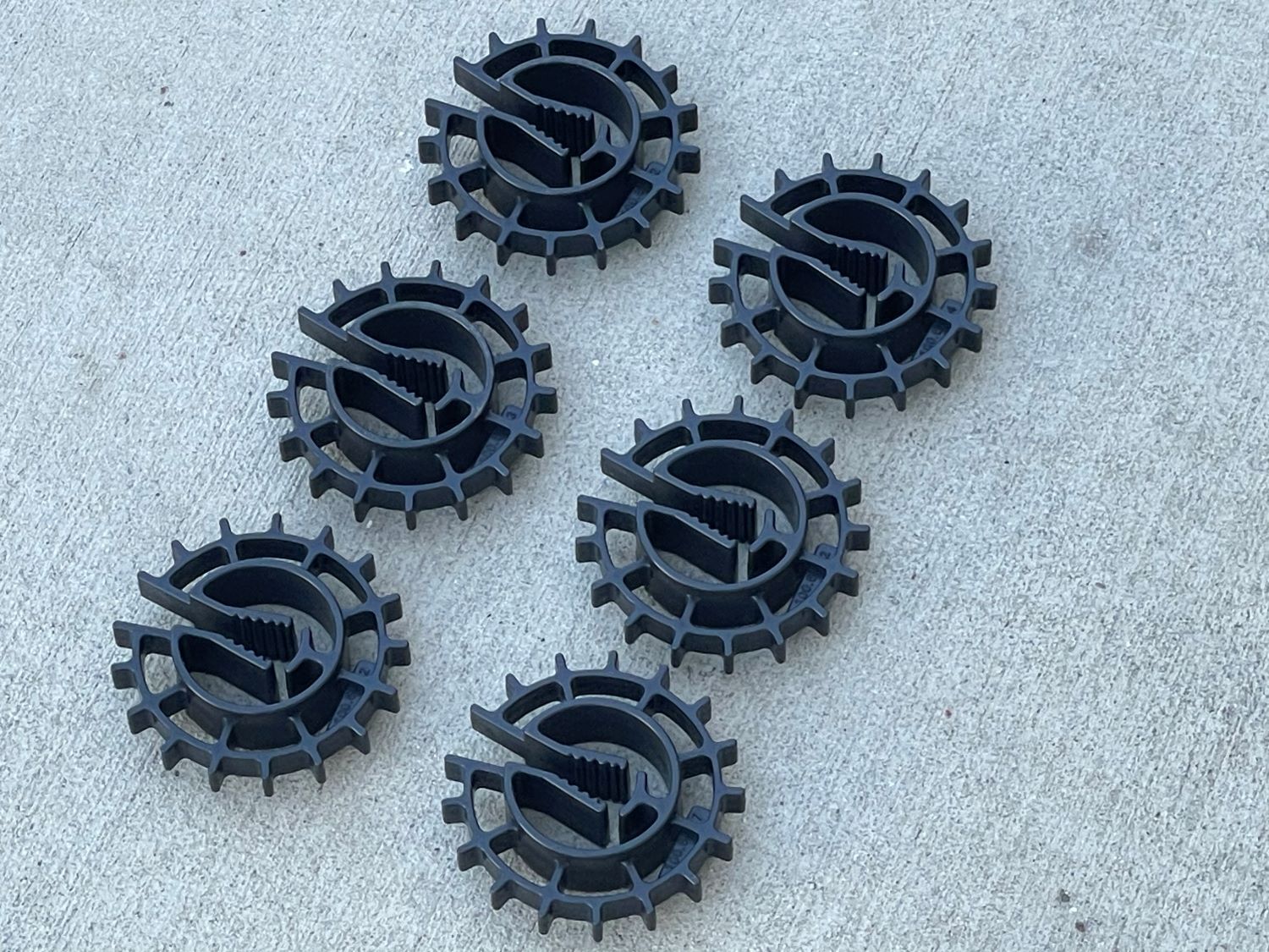 Sandbaggy 1″ Rebar Spacer Wheels – Concrete Form Spacers