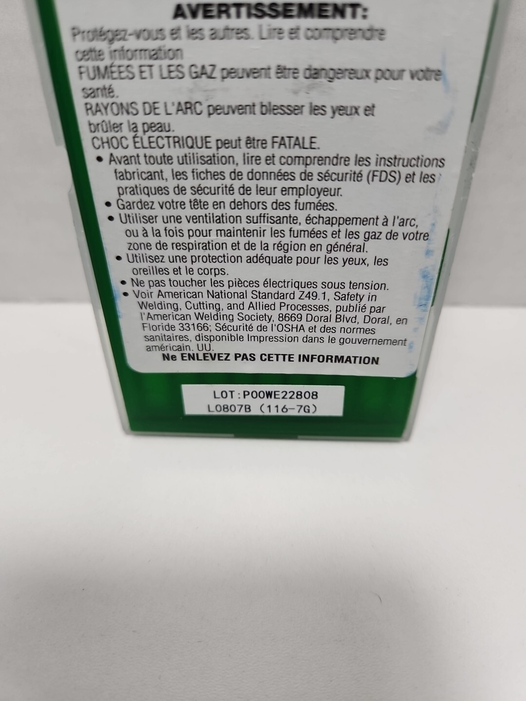 Pro-Source Tungsten Electrodes 116-7G Pure (EWG) 1/16″ ×7 Ground And Annealed