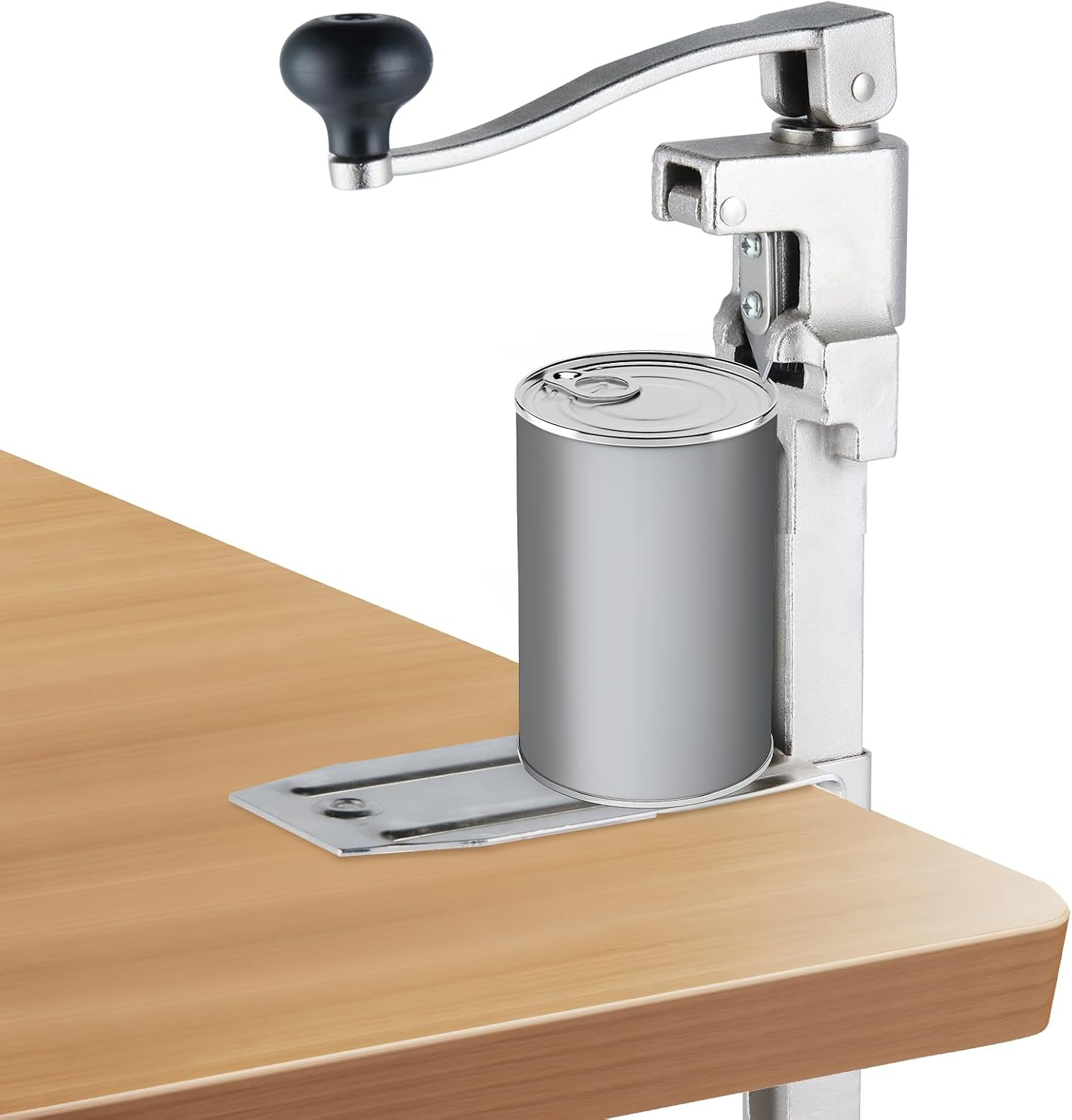 Commercial Can Opener Heavy Duty, Manual Table Mount Can Opener for #10 Cans up