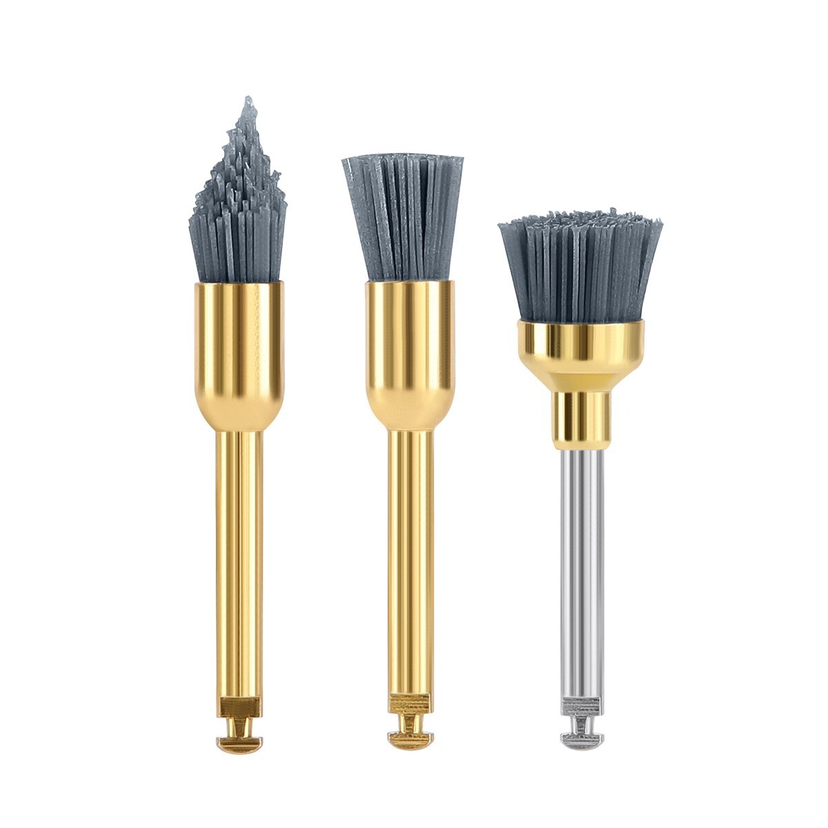 10Pc Dental Silicon Carbide Polisher Brush Wheel Polishing For Rotary tools
