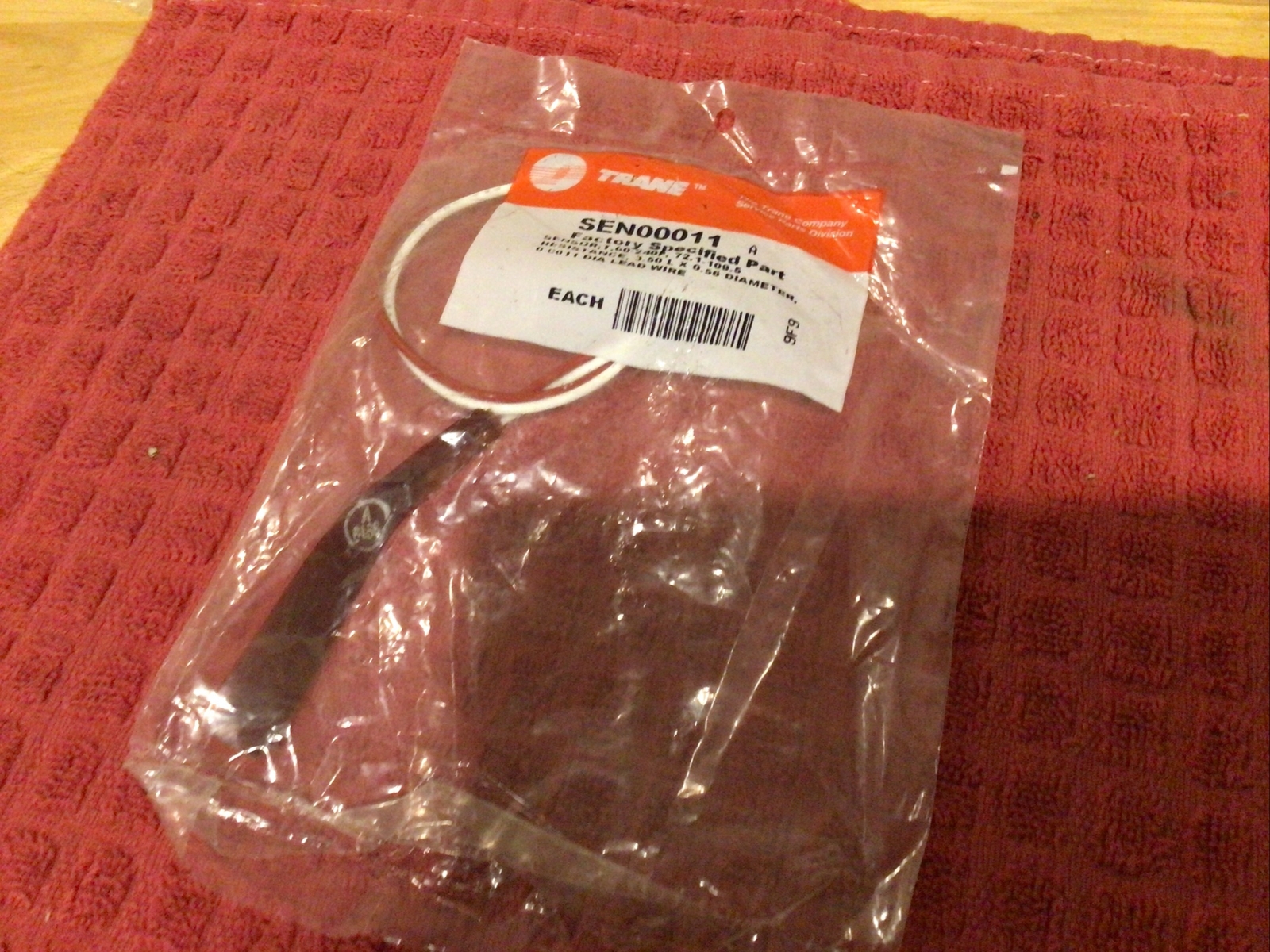 SEN00011 TRANE SENSOR LEAD W WIRE 2701-2098-01-07, NEW