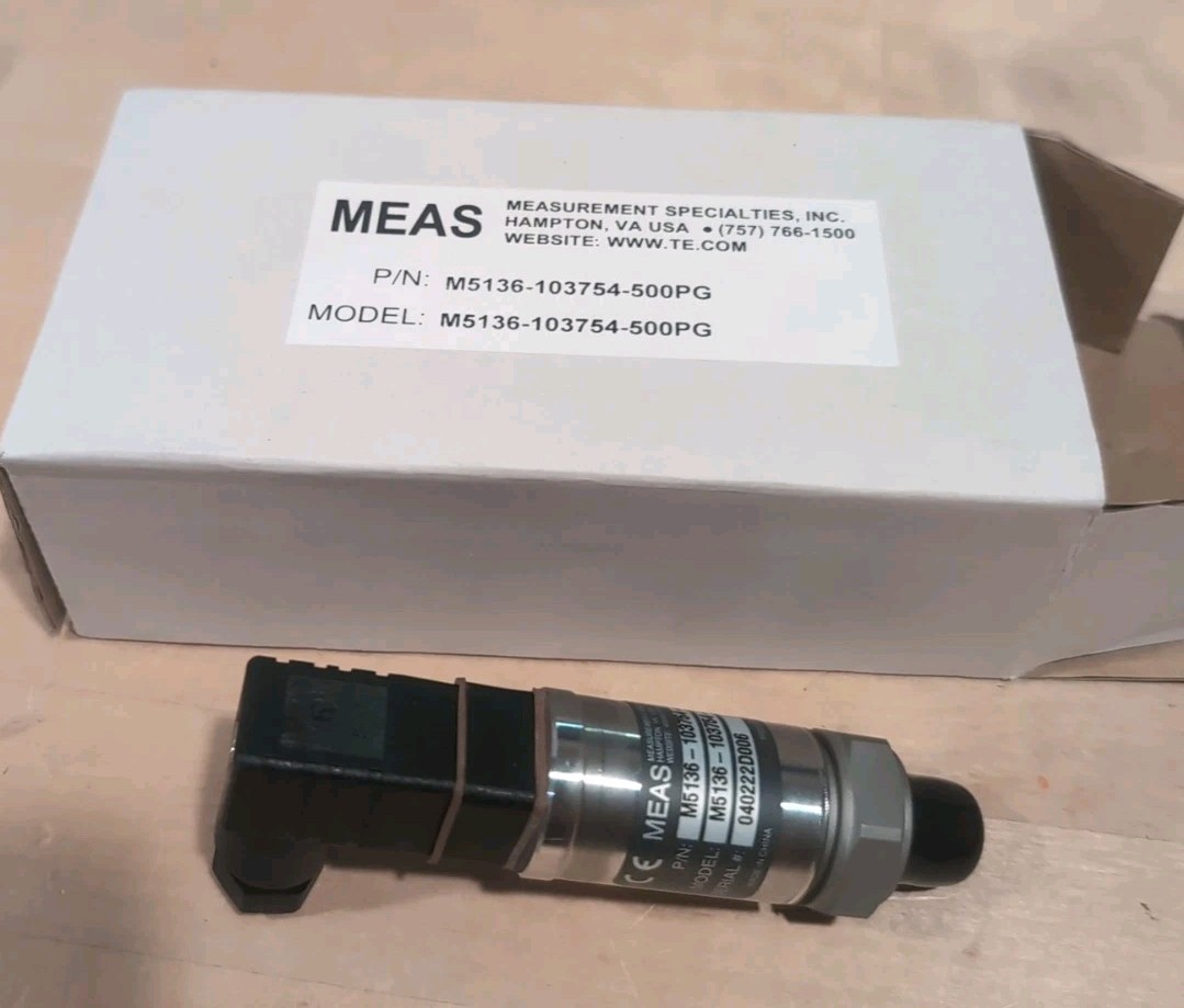 Measurement Specialties Industrial MEAS Pressure Transducer M5136-103754-500PG