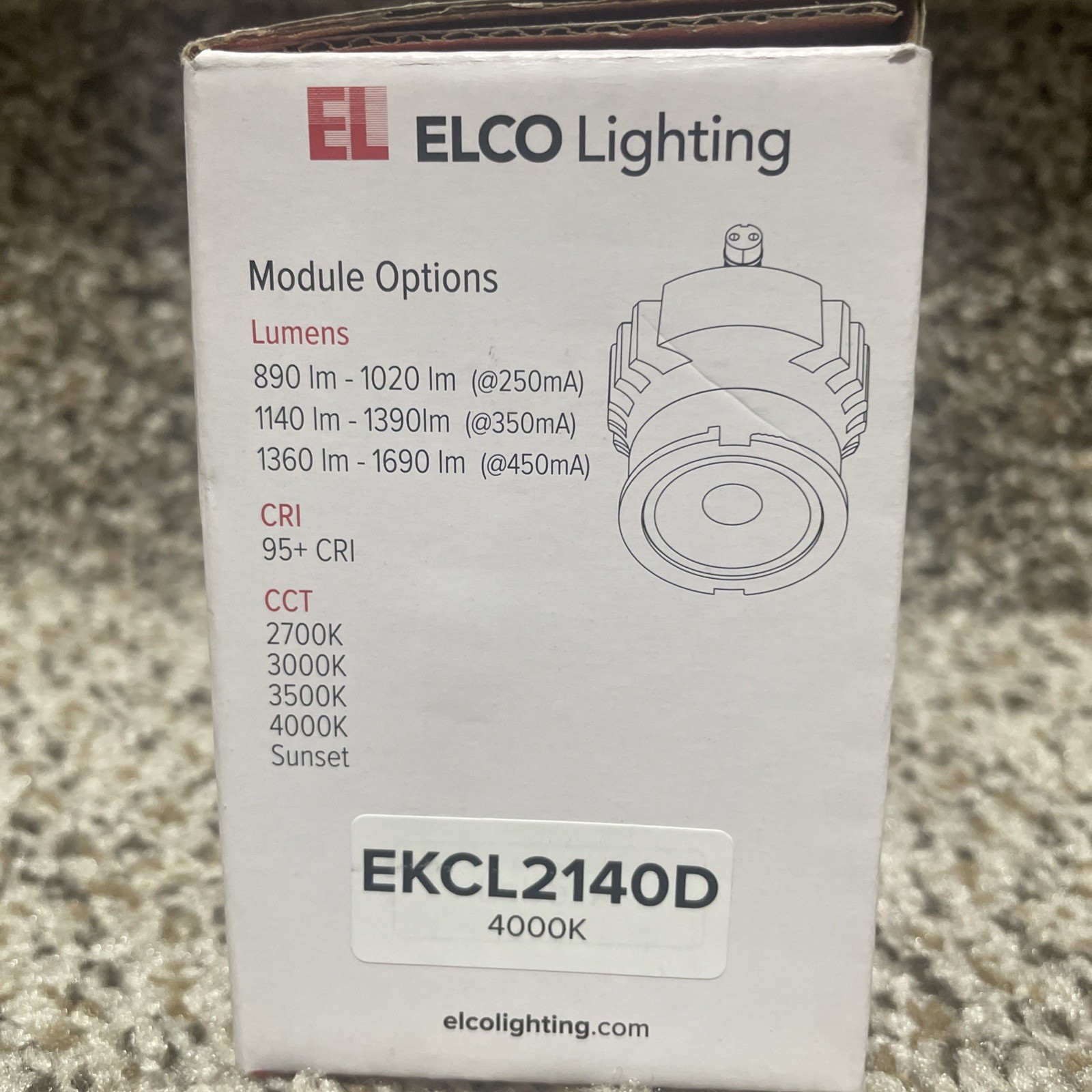 Elco Lighting EKCL2140D Canless Koto LED Module