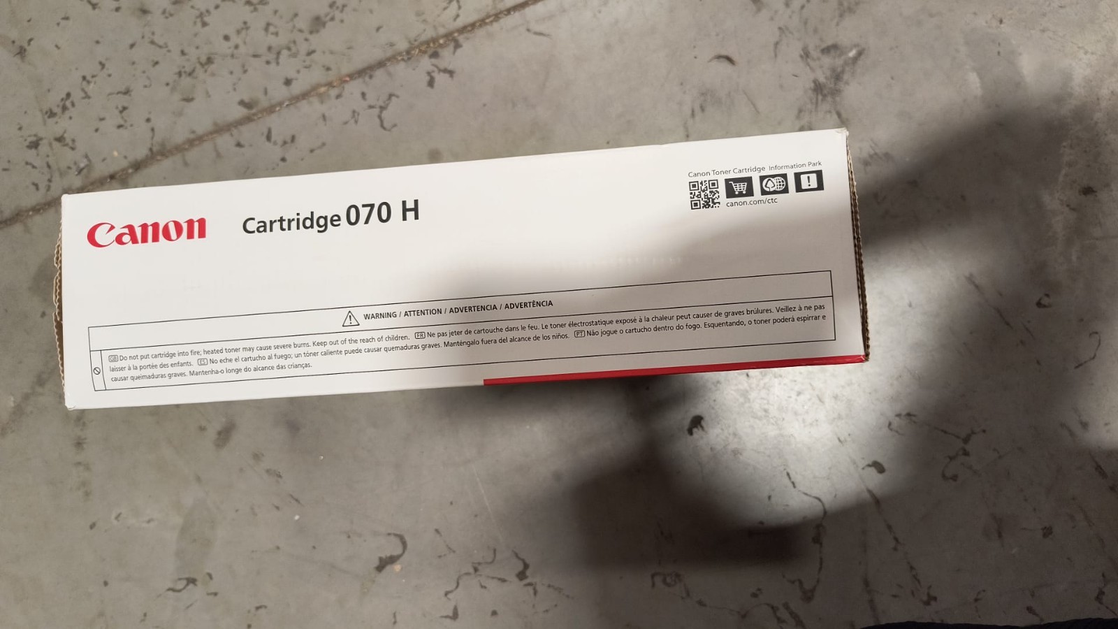 Genuine Canon 070H Black Toner Cartridge OEM High Yield for imageCLASS