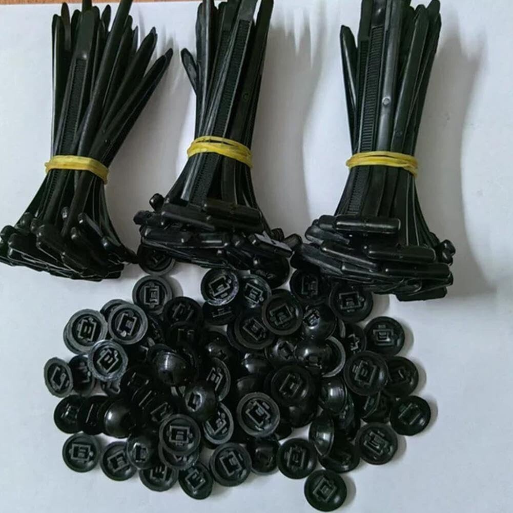 Universal Car Cable Tie Buckle Nylon Fastener Clip Fender Liner Trunk Fixing