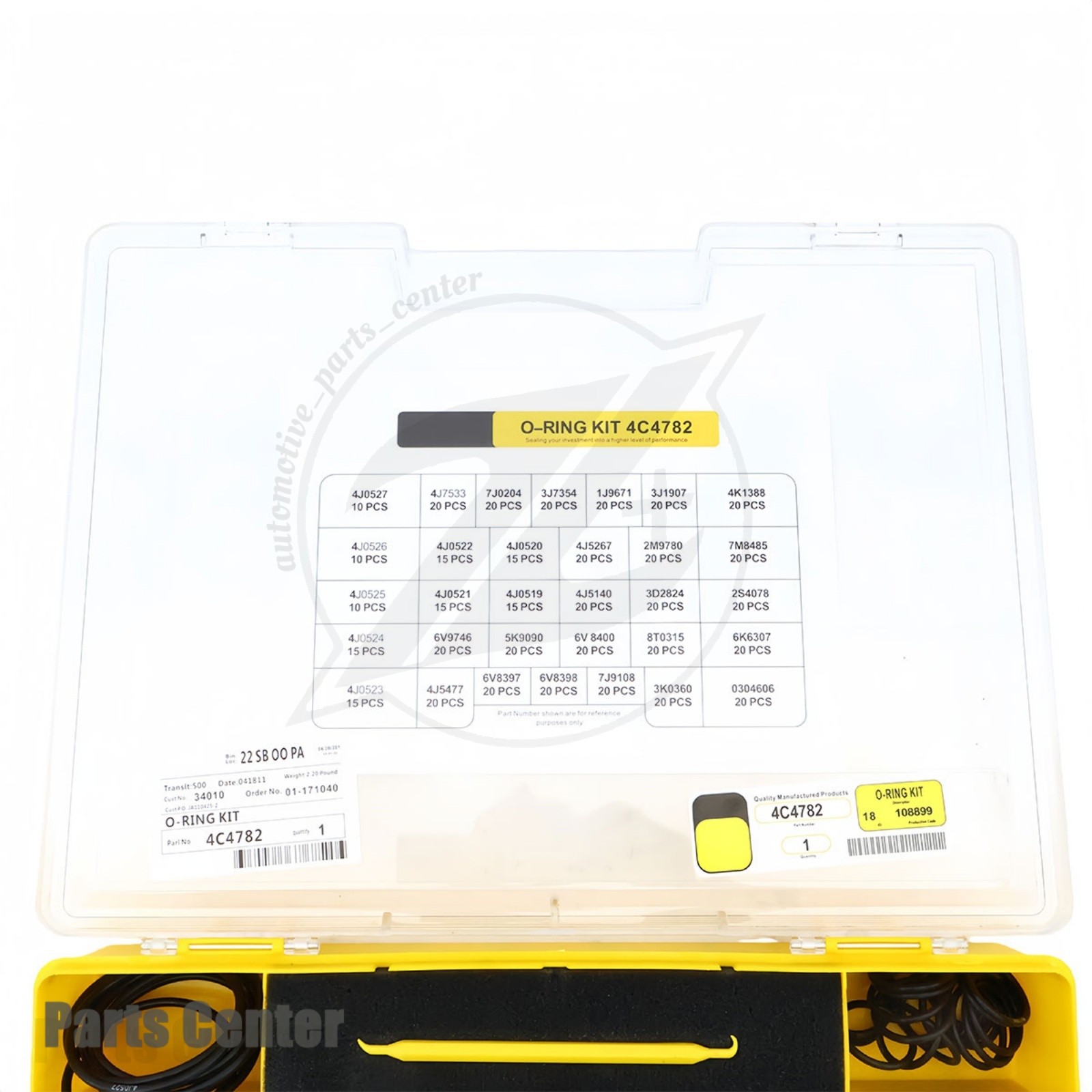 580PCS O-Ring Seal Kit For Excavator 270-1528 4C-4782