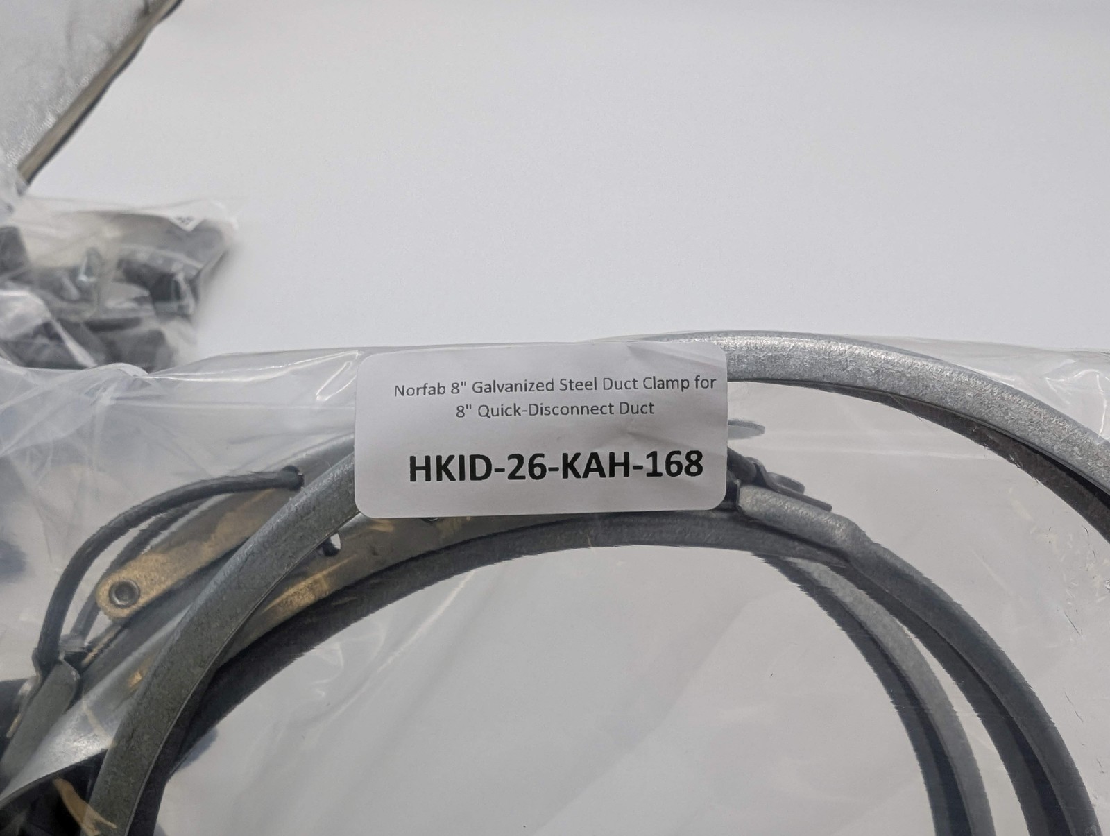 Norfab 8″ Galvanized Steel Duct Clamp for 8″ Quick-Disconnect Duct