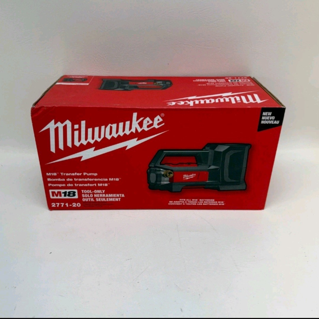 Milwaukee 2771-20 M18 18V Cordless Li-Ion Water Transfer Pump – Bare Tool