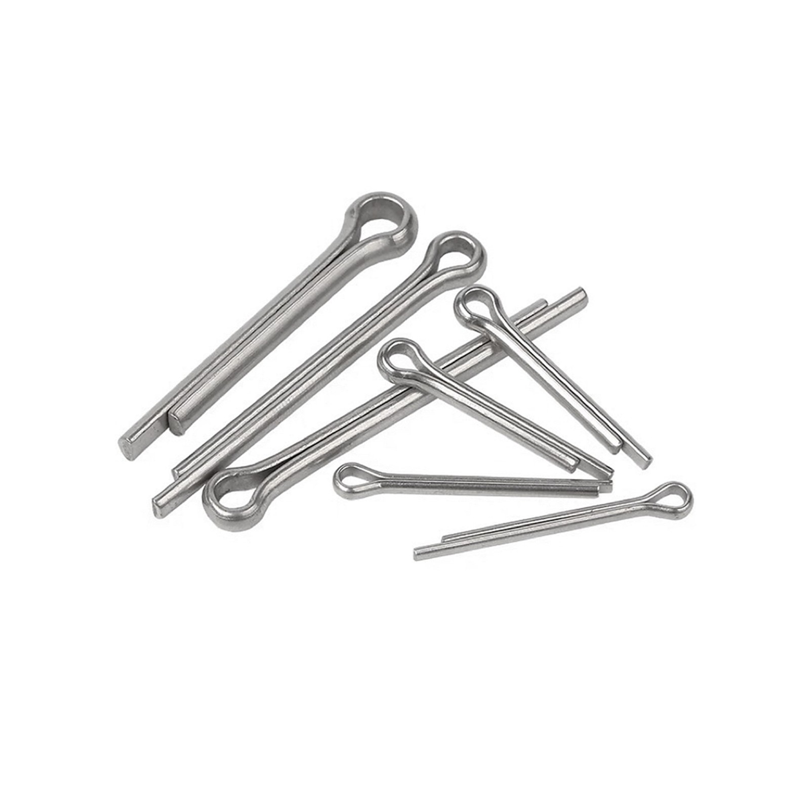 4mm. Diameter x 40mm. Long Zinc-Plated Spring Steel Cotter Pin by X1 Tools