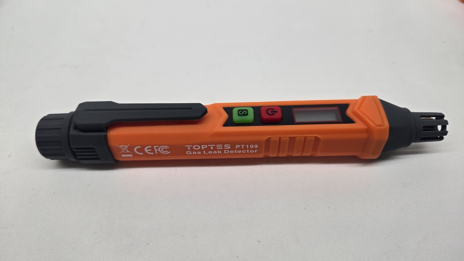 Toptes PT199 Natural Gas Leak Detector with Audible & Visual Alarm, Portable Gas