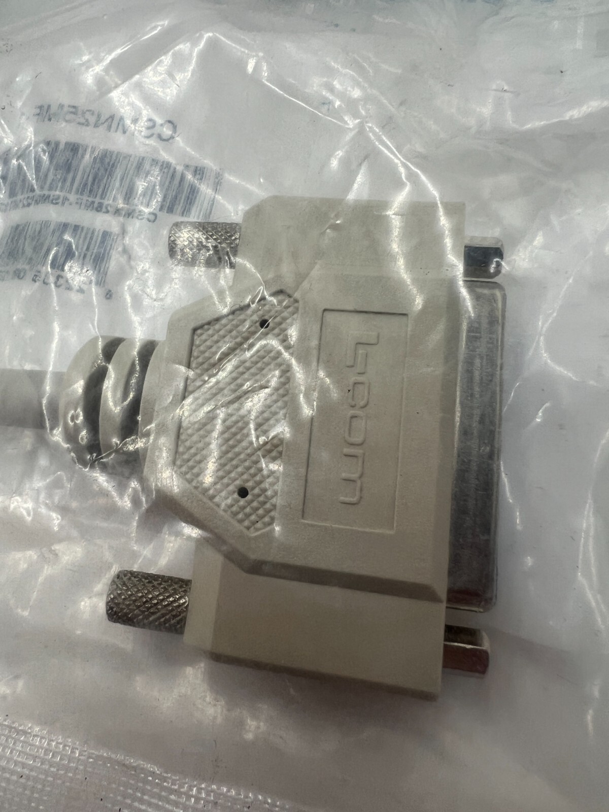 L-Com Deluxe Molded D-Sub Cable, DB25 Male / Female 1.0 ft CSMN25MF-1