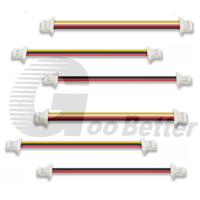 JST-SH1.0mm Pitch Female to Female Connector Cable Wire 2/3/4/5/6/7/8/8/10 Pin
