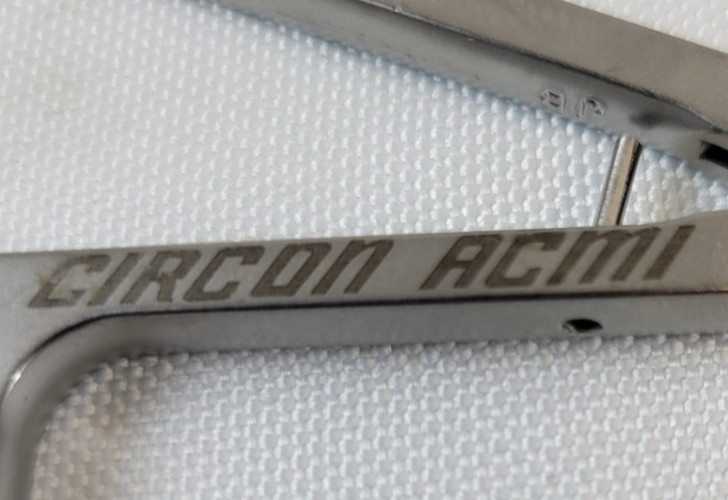 Circon ACMI GYA-732 Semi-Rigid Alligator Forceps, 32cm Working Length