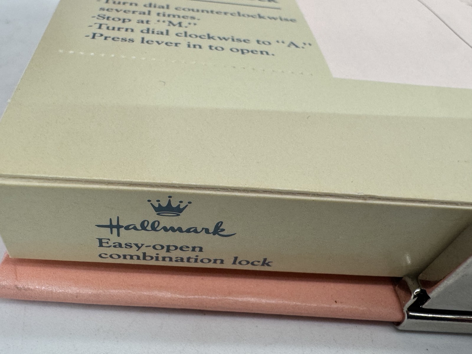 VTG Hallmark Dear Diary Journal with Combination Lock Girls Illustration NEW