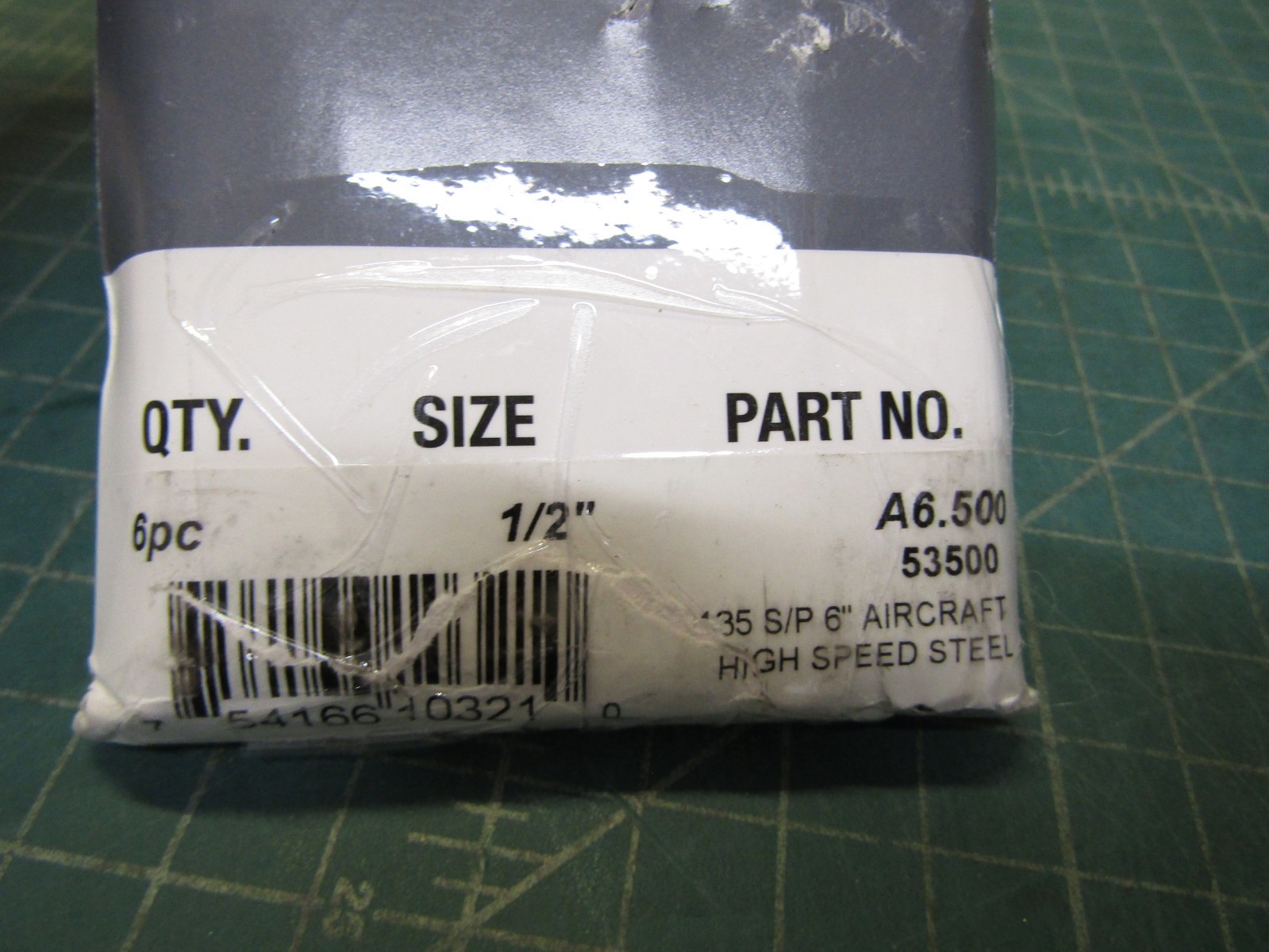 12 – Galaxy TRU-CUT Drill Bit A6.250, 135° S/P 6” Aircraft High Speed Steel. NEW