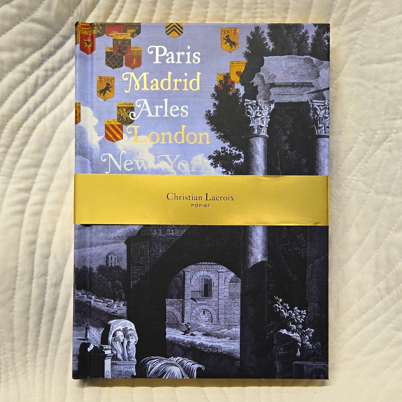 Christian Lacroix Papier Voyage B5 Illustrated Blank Journal Paris Madrid Arles