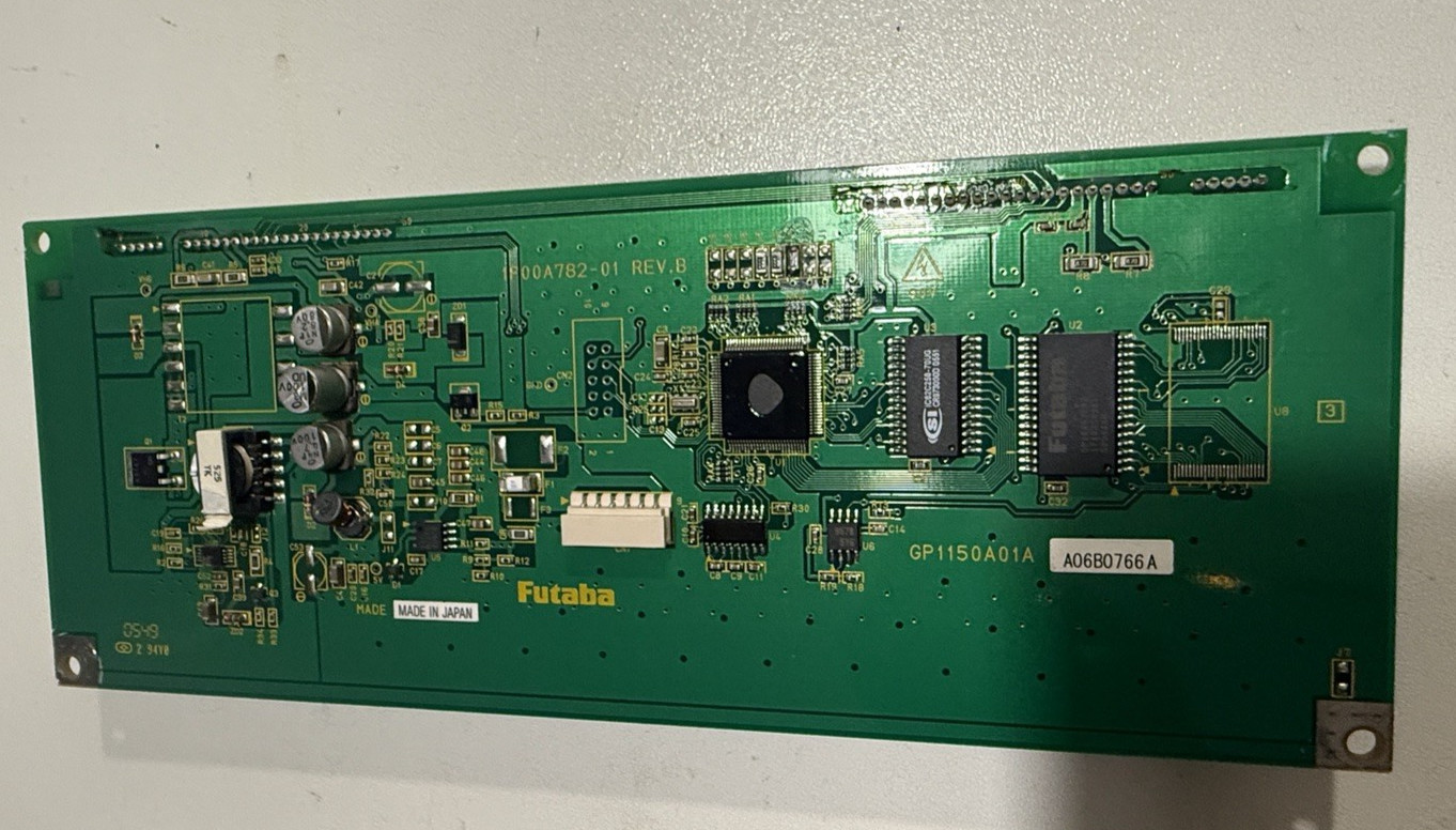1pc used FUTABA IP00A782-01 REV B GP1150A01A Vacuum Fluorescent Display B04-1