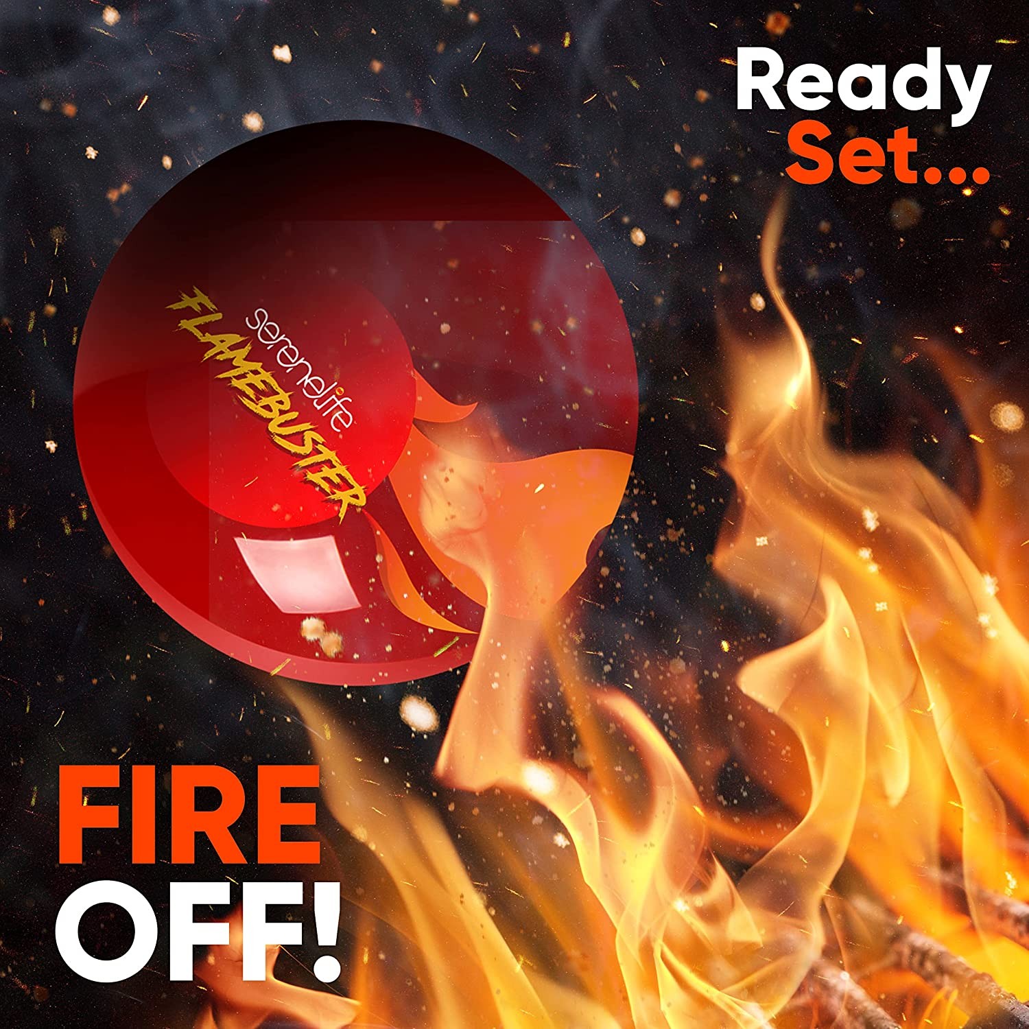 SereneLife SLFI13B Automatic Fire Ball Extinguisher